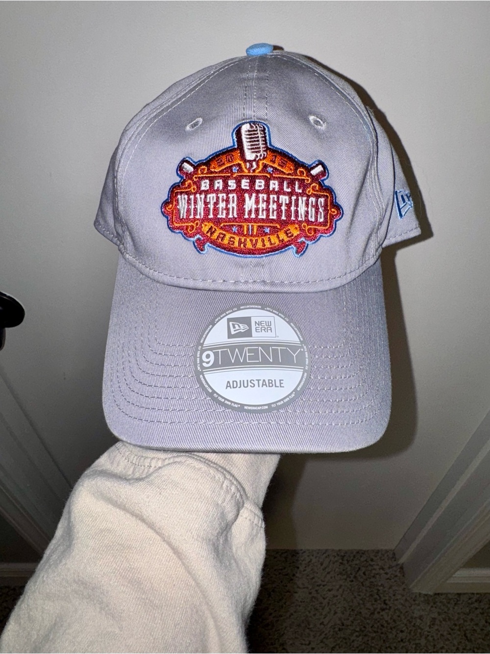 New Era Light Gray Baseball Winter Meetings Nashville Cap